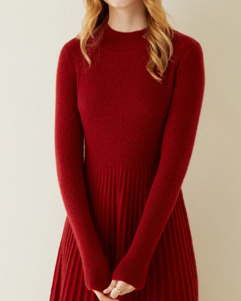 CASA PLATA — SAND RIB KNIT DRESS