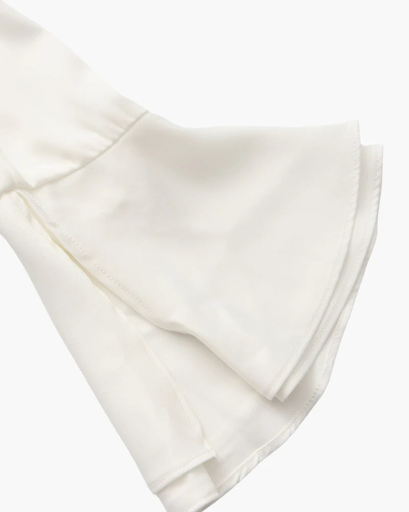 CASA PLATA — IVORY SILHOUETTE DRESS