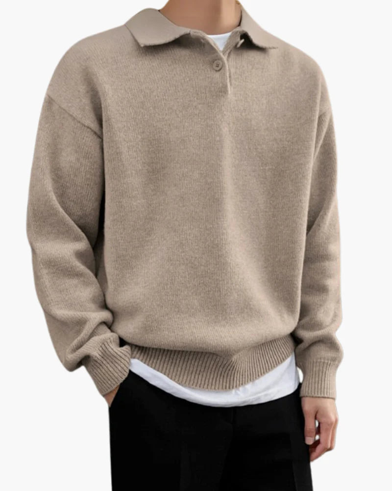 CASA PLATA WOOL POLO KNIT
