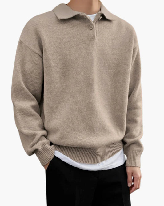 CASA PLATA WOOL POLO KNIT