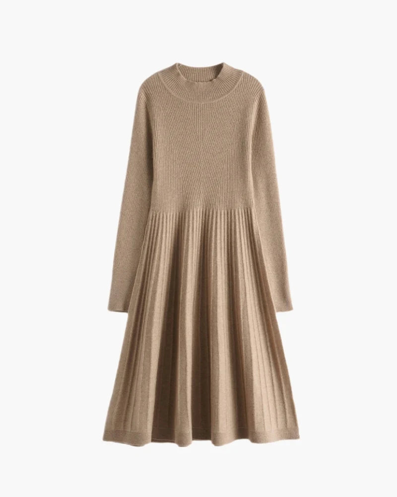 CASA PLATA — SAND RIB KNIT DRESS
