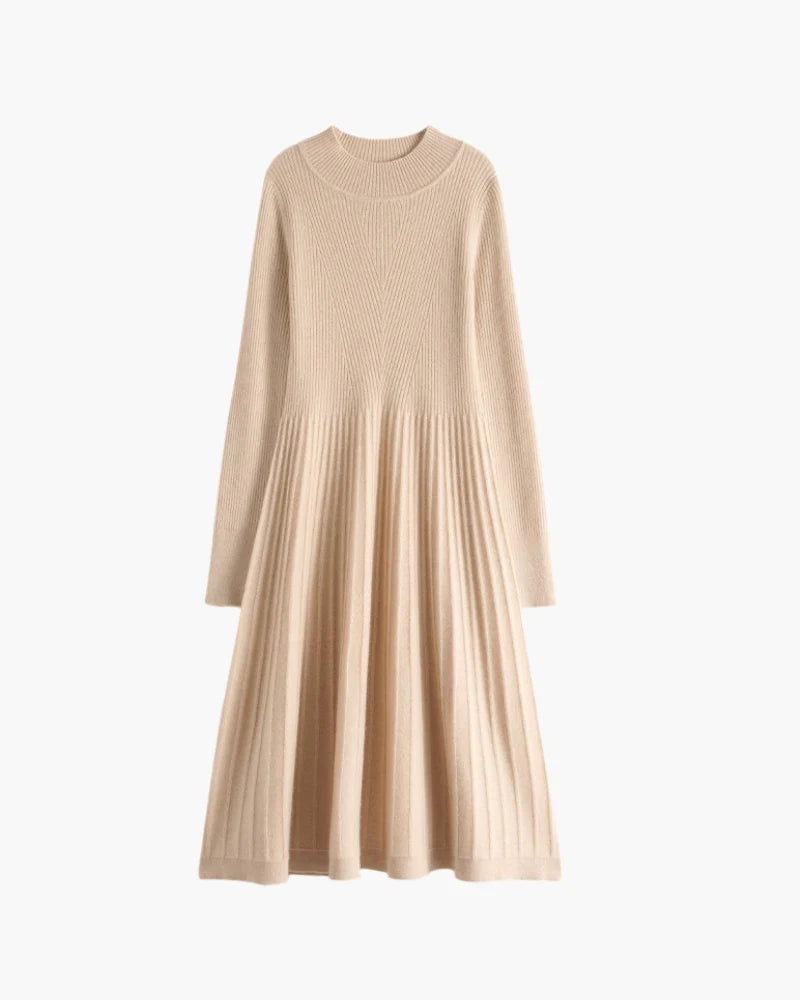 CASA PLATA — SAND RIB KNIT DRESS