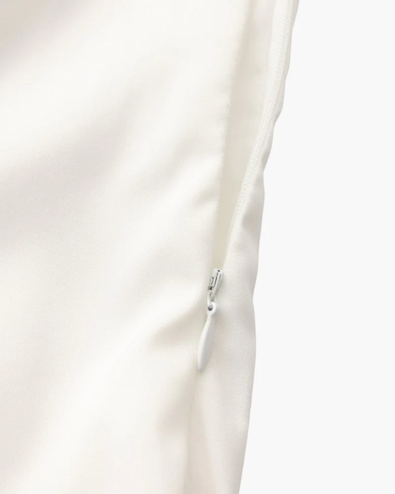 CASA PLATA — IVORY SILHOUETTE DRESS