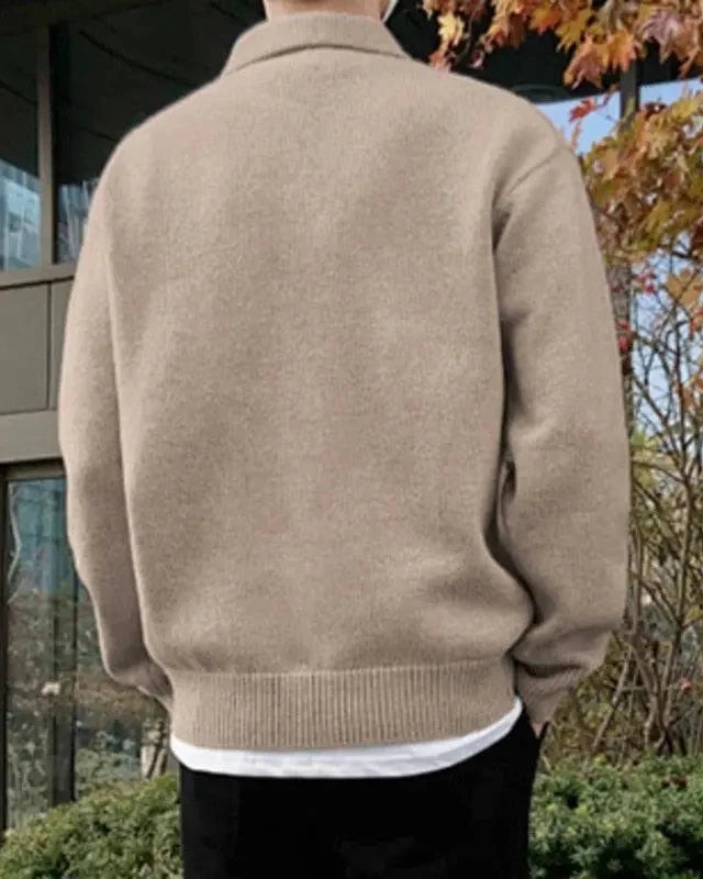 CASA PLATA WOOL POLO KNIT
