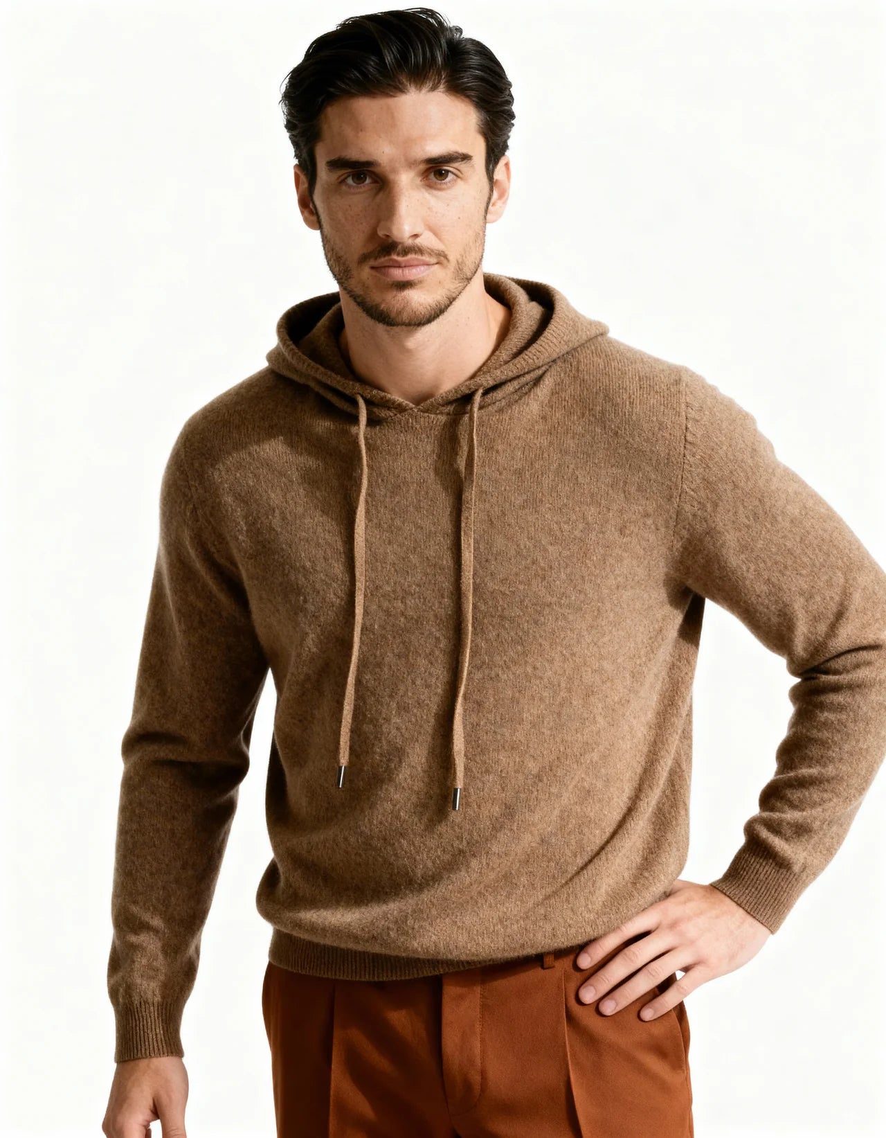 CASA PLATA CASHMERE NOIR HOODIE