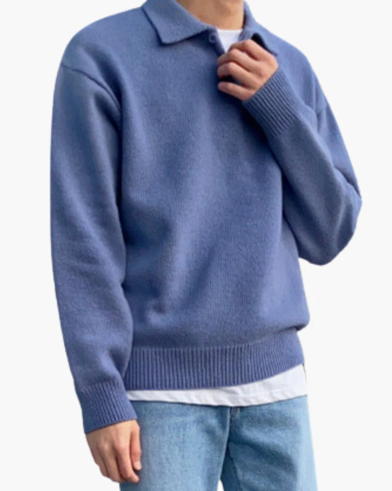 CASA PLATA WOOL POLO KNIT
