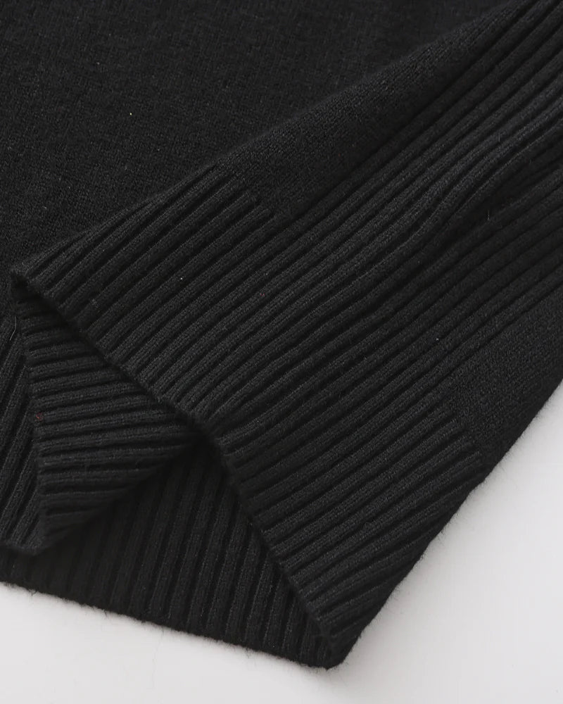 CASA PLATA NOIR TURTLENECK