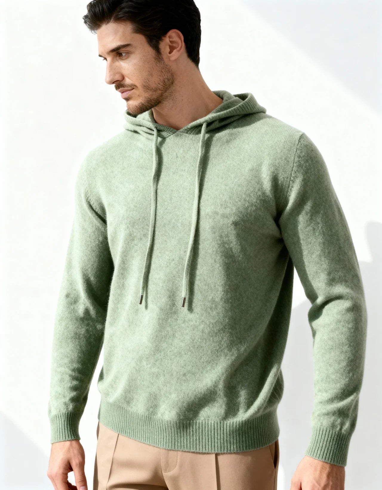 CASA PLATA CASHMERE NOIR HOODIE