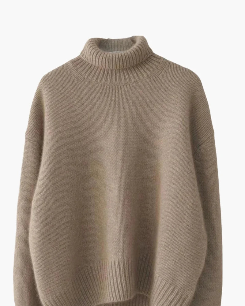 CASA PLATA — LADY SAND HIGH NECK KNIT