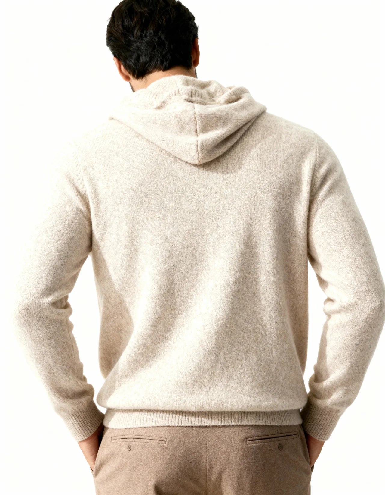 CASA PLATA CASHMERE NOIR HOODIE