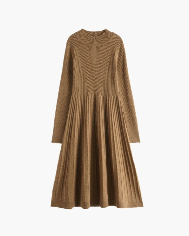 CASA PLATA — SAND RIB KNIT DRESS