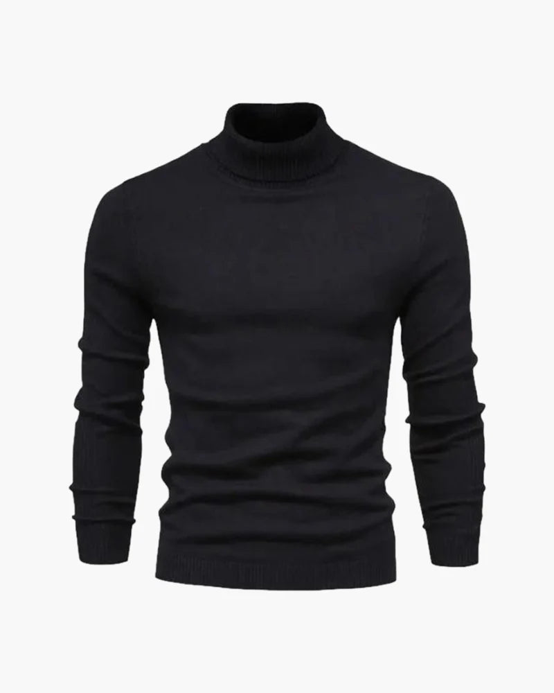 CASA PLATA NOIR TURTLENECK