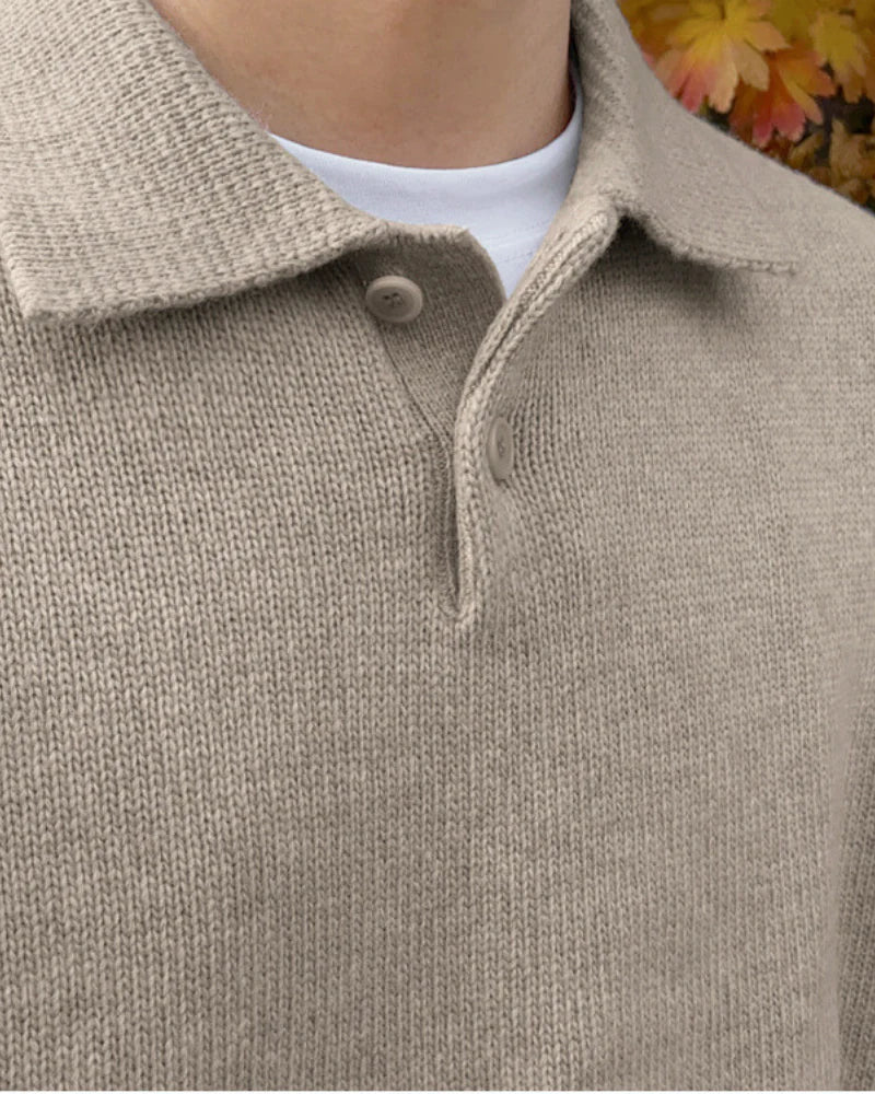 CASA PLATA WOOL POLO KNIT