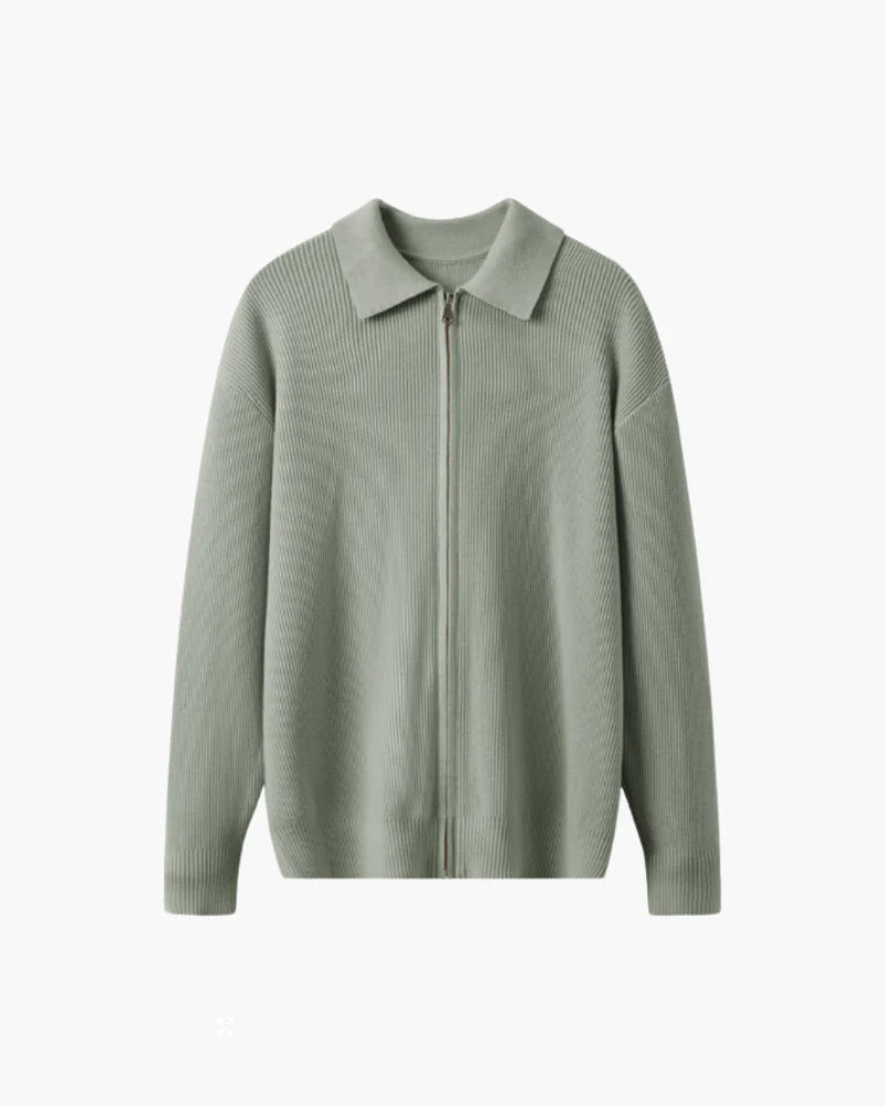 CASA PLATA PREMIUM WOOL ZIP POLO