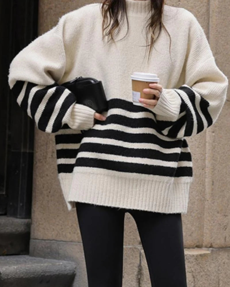 CASA PLATA — LADY NOIR STRIPE KNIT