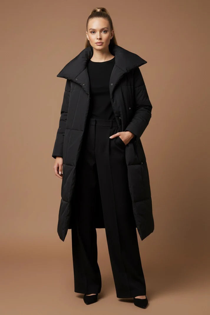 CASA PLATA WOOL COAT NOIR