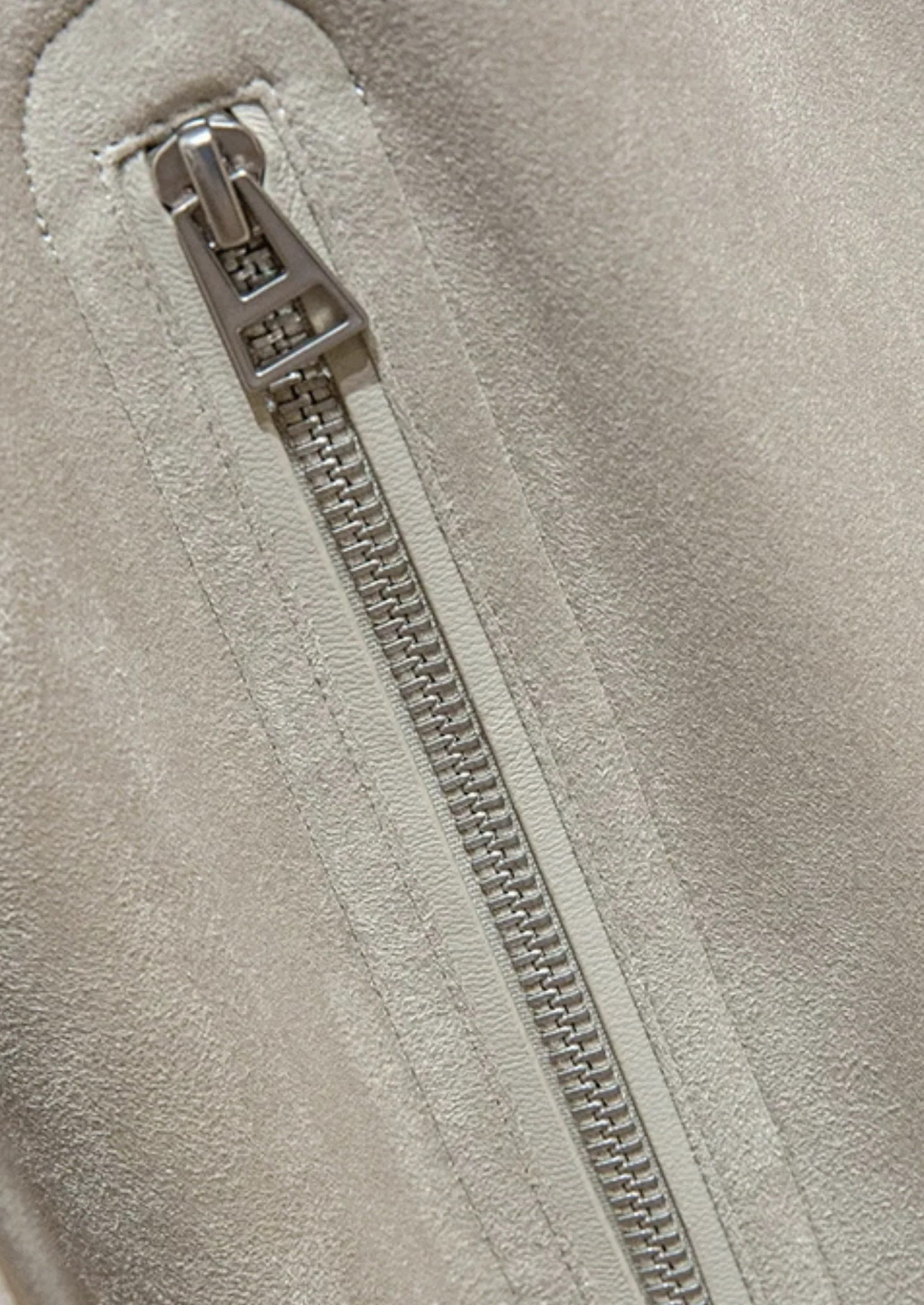 IVORY LEATHER ESTATE JACKET