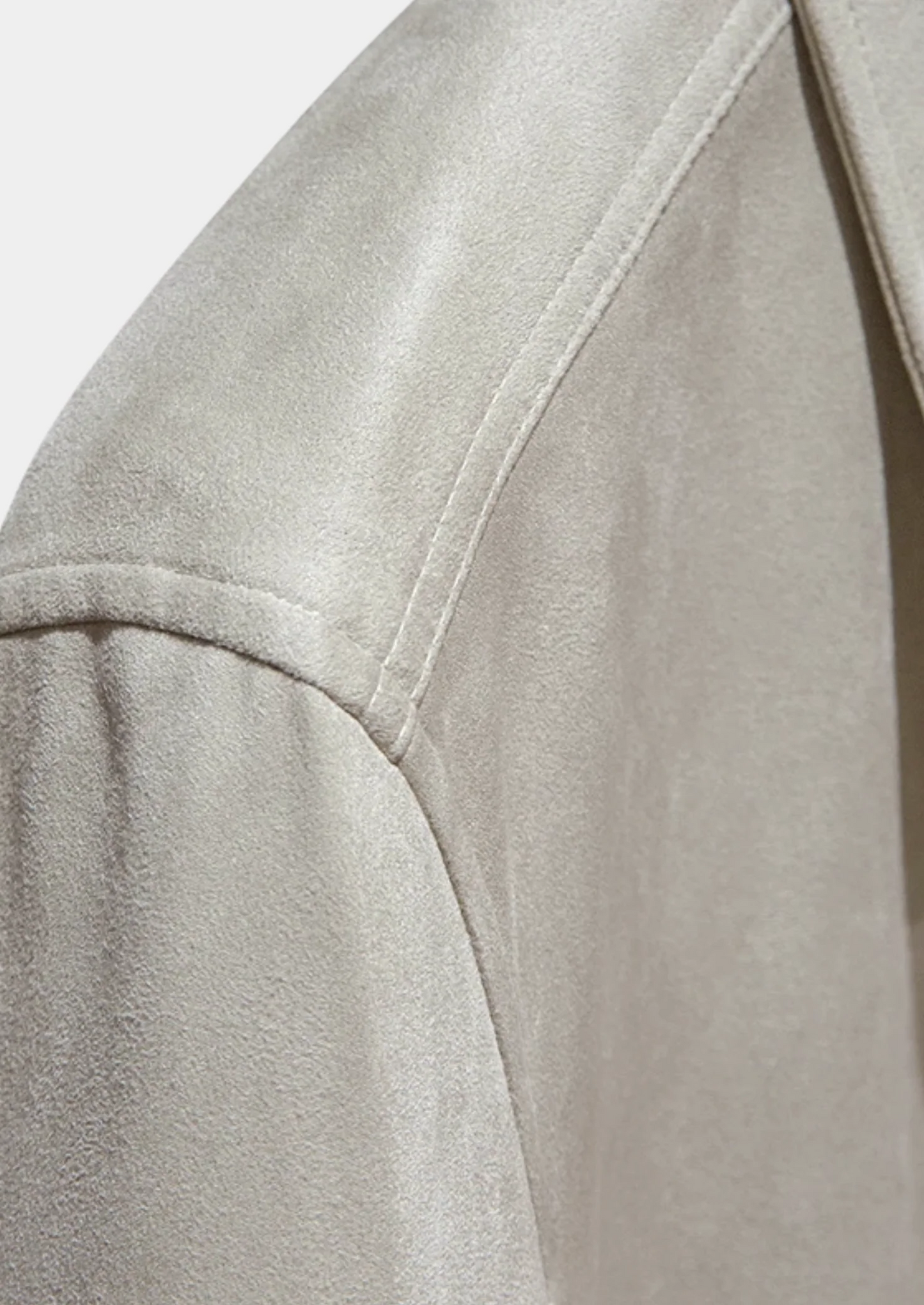 IVORY LEATHER ESTATE JACKET