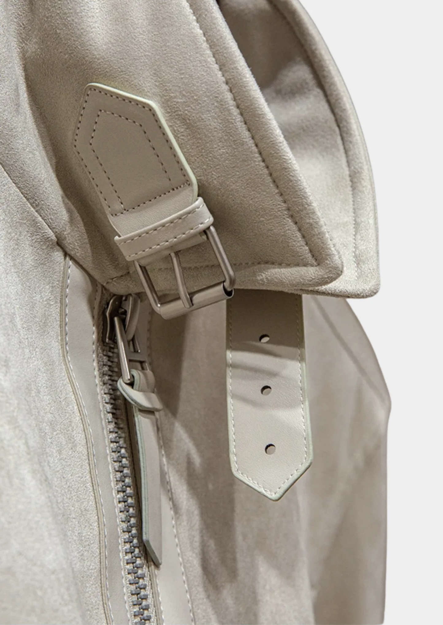 IVORY LEATHER ESTATE JACKET